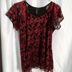 Brittany Black sparkling top 